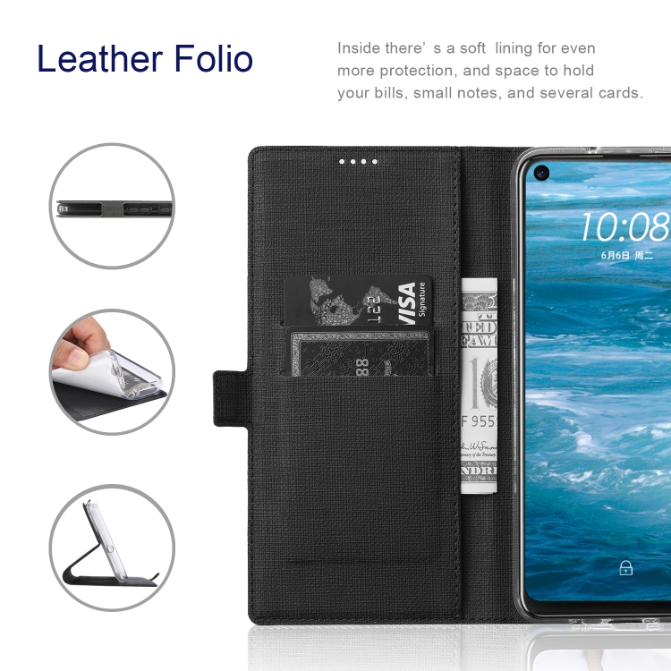 For Samsung Galaxy S21 FE 5G ViLi K Series Magnetic Buckle Horizontal Flip Leather Phone Case(Black) - 4