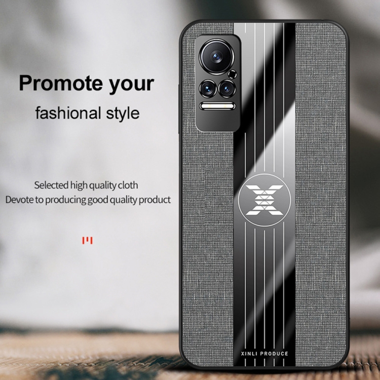 For Xiaomi Civi XINLI Stitching Cloth Texture TPU Phone Case(Black) - 2