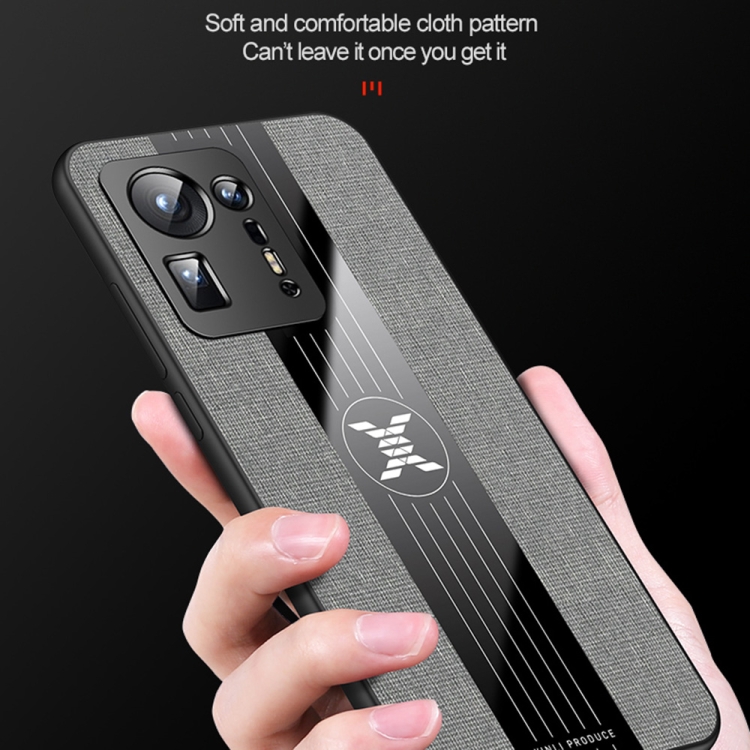 For Xiaomi Mi Mix 4 XINLI Stitching Cloth Texture TPU Phone Case(Red) - 3