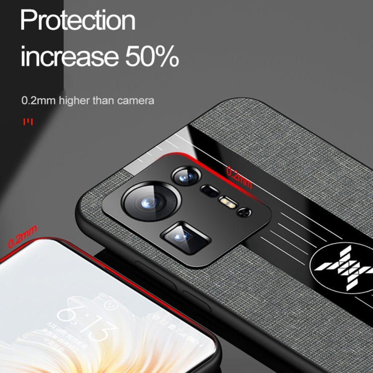 For Xiaomi Mi Mix 4 XINLI Stitching Cloth Texture TPU Phone Case(Red) - 4