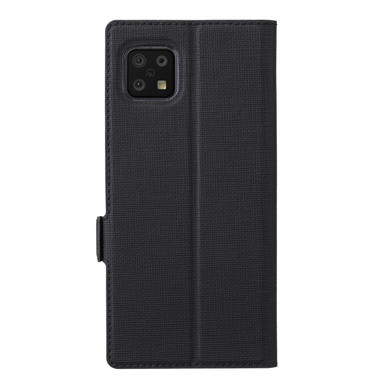 For Sharp Aquos Sense 6 ViLi K Series Magnetic Buckle Horizontal Flip Leather Phone Case(Black) - 2