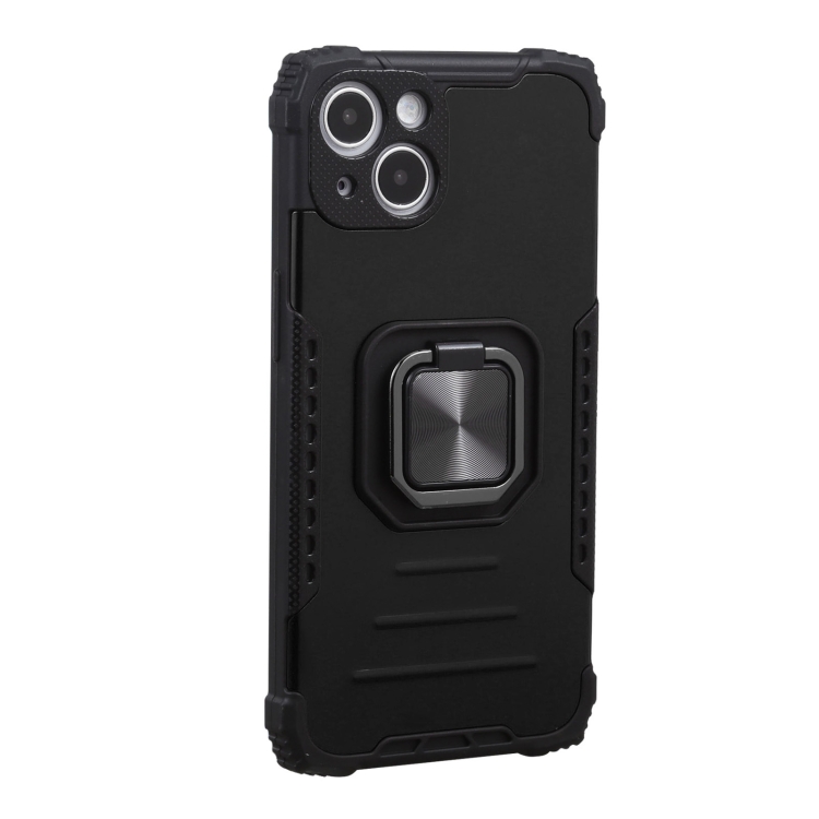 Lanyard Aluminum TPU Case For iPhone 13(Black) - 1