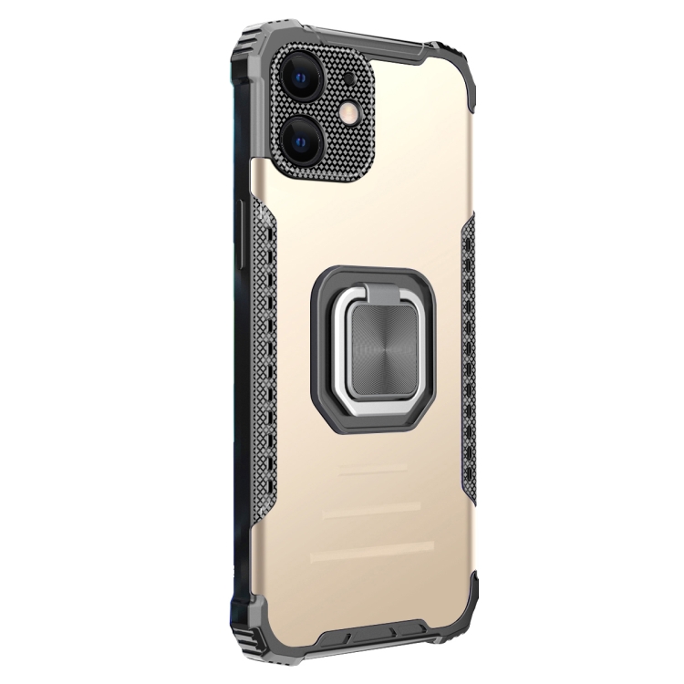 Lanyard Aluminum TPU Case For iPhone 12(Gold) - 1