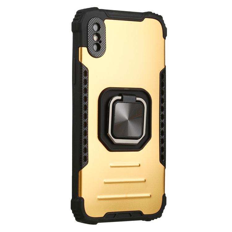 Lanyard Aluminum TPU Case For iPhone XS Max(Gold) - 1