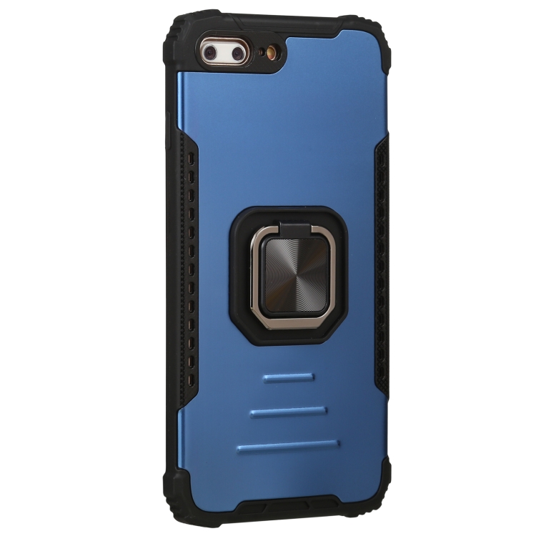 Lanyard Aluminum TPU Case For iPhone 7 Plus / 8 Plus(Blue) - 1