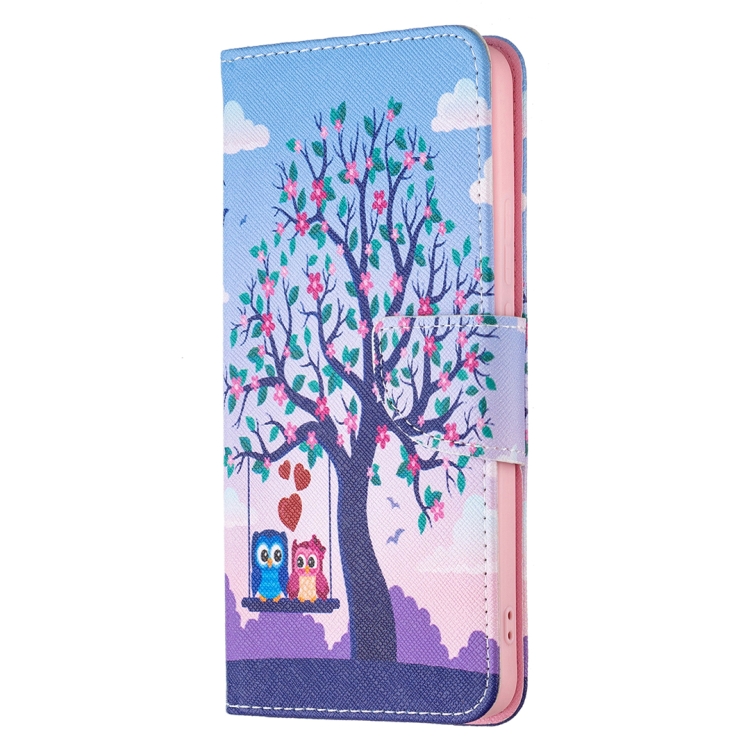 For Xiaomi Redmi Note 11 Pro / 11 Pro+ Colored Drawing Leather Phone Case(Owl) - 1
