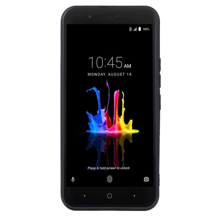 TPU Phone Case For ZTE Blade Z Max / Z982(Pudding Black) - 1