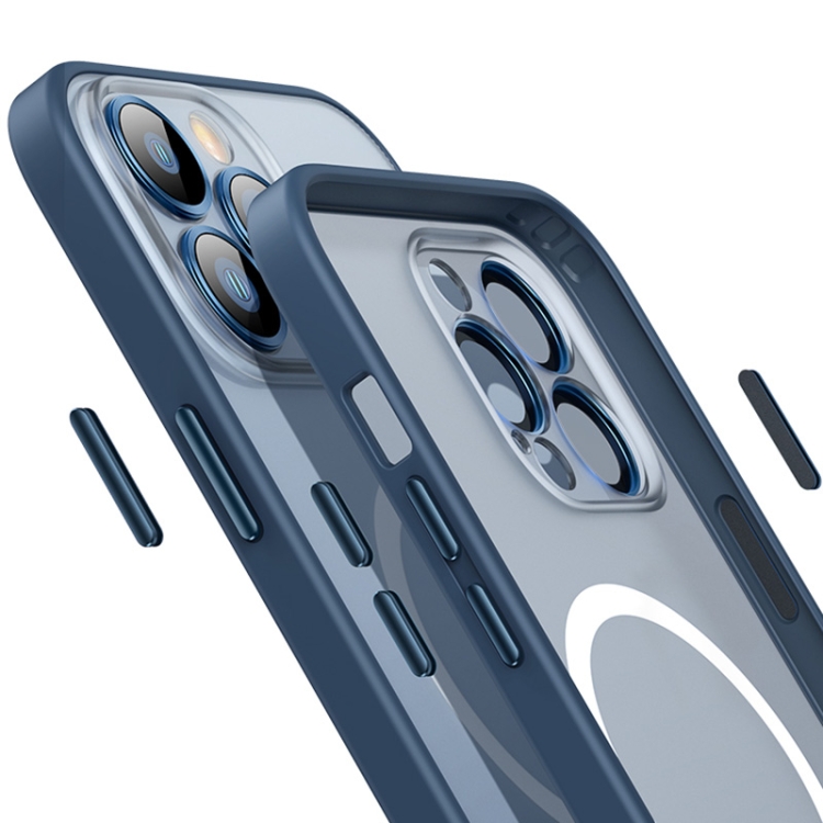 Matte PC + TPU Phone Case For iPhone 12 Pro Max(Green) - B3