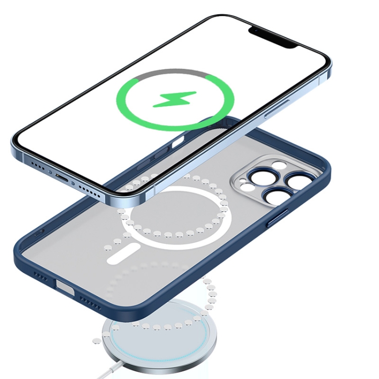 MagSafe Matte Phone Case For iPhone 13 mini(Black) - B2