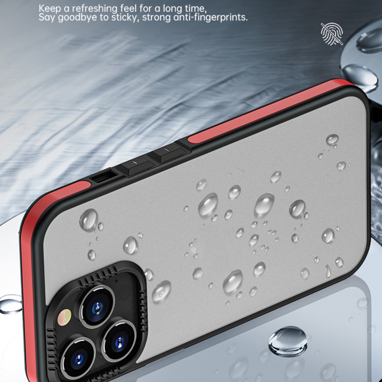 TPE + TPU Shockproof Phone Case For iPhone 13(Black) - B2