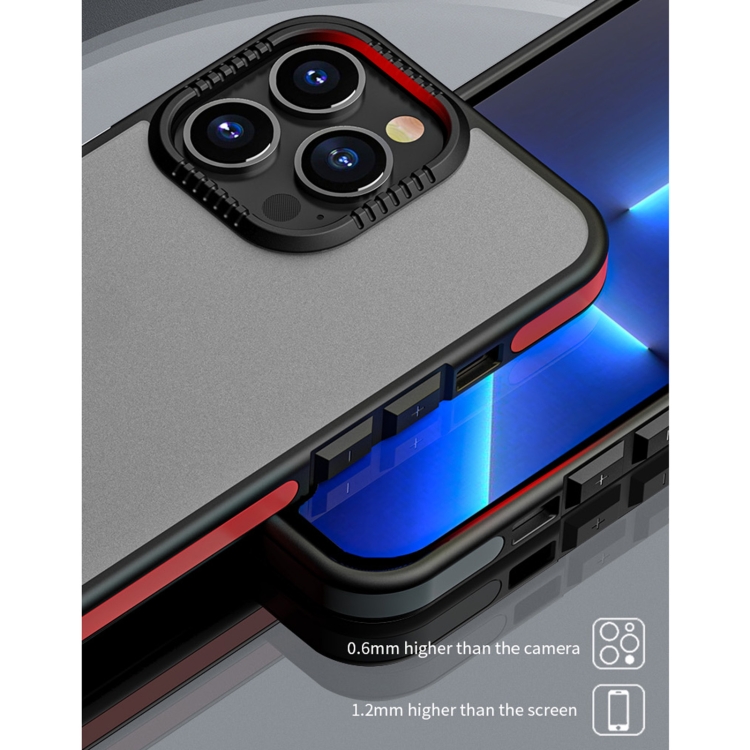 TPE + TPU Shockproof Phone Case For iPhone 13(Black) - B4
