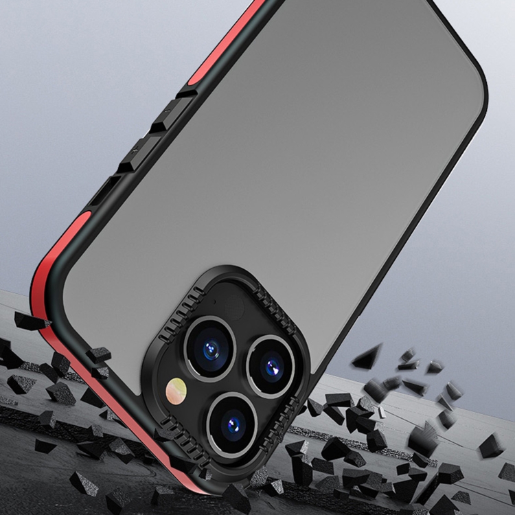 TPE + TPU Shockproof Phone Case For iPhone 13 mini(Black) - B3