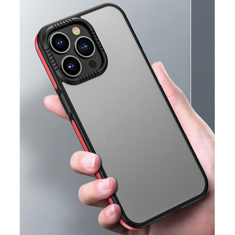 TPE + TPU Shockproof Phone Case For iPhone 13 Pro(Black) - B5