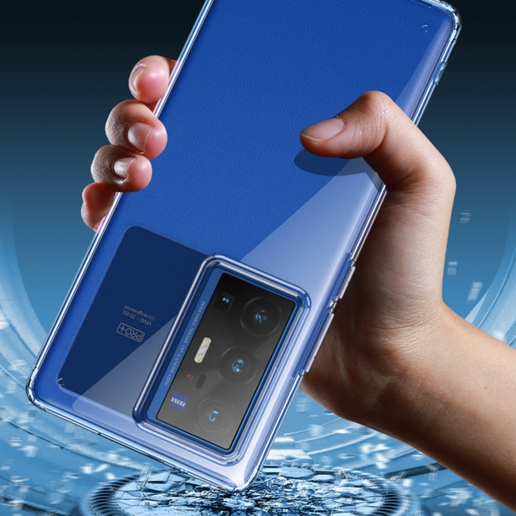 For vivo X70 Pro+ Ice Crystal PC + TPU Phone Case(Transparent) - B5