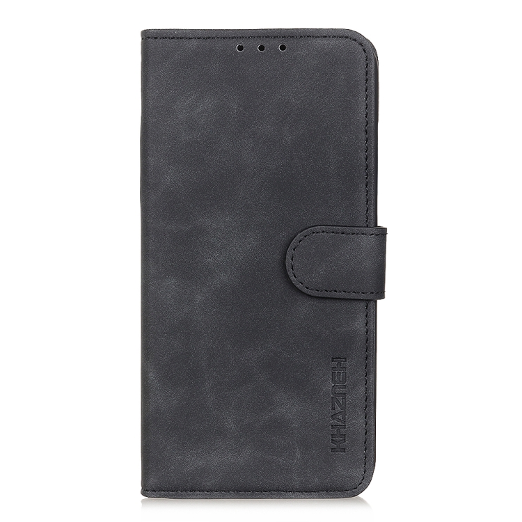 For Huawei Honor 60 KHAZNEH Retro Texture Horizontal Flip Leather Phone Case(Black) - 1