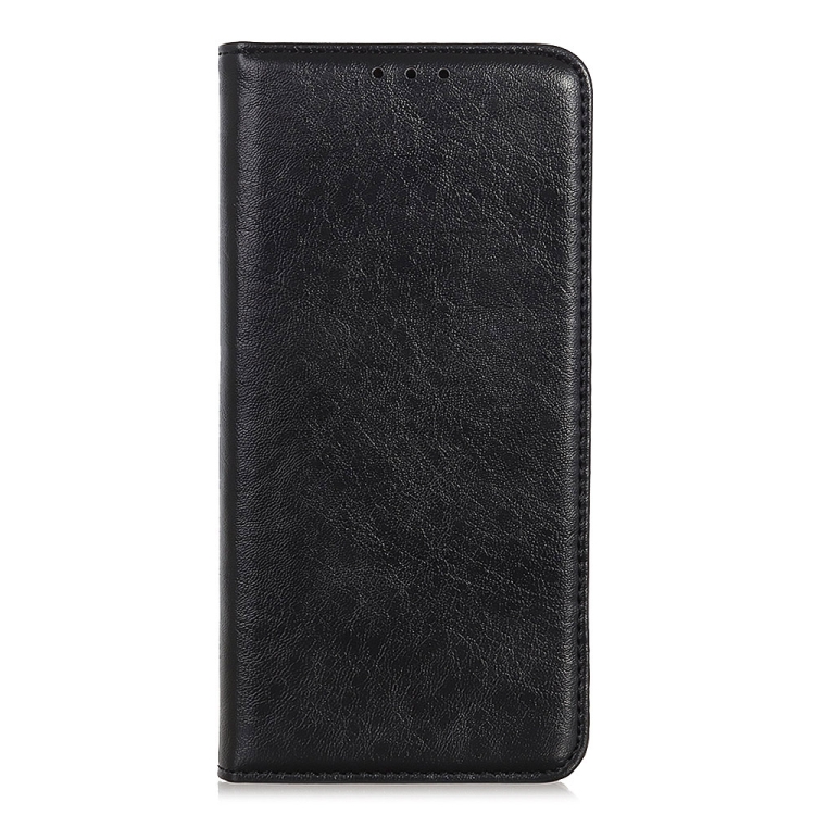 For Huawei Honor 60 Magnetic Crazy Horse Texture Horizontal Flip Leather Phone Case(Black) - 1