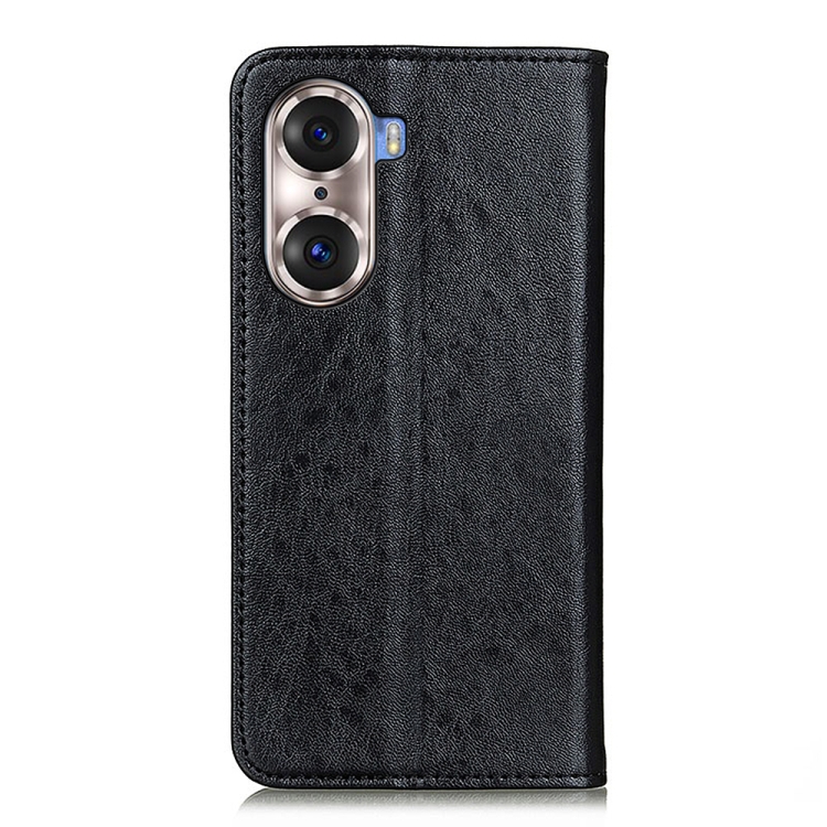 For Huawei Honor 60 Pro Magnetic Crazy Horse Texture Horizontal Flip Leather Phone Case(Black) - 2