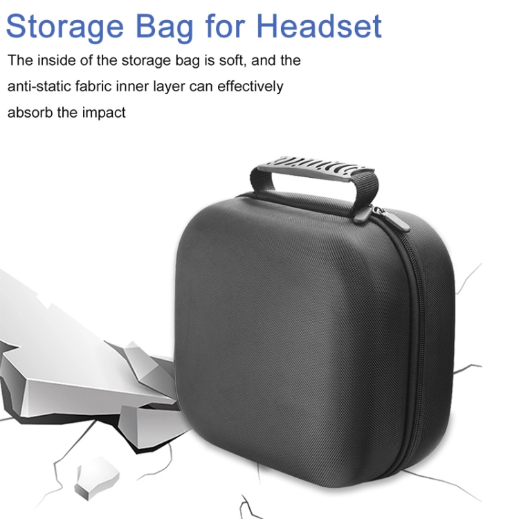For Monster Clarity Headset Protective Storage Bag(Black) - 6
