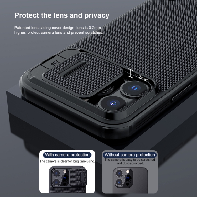 NILLKIN Texture Pro Magnetic Phone Case For iPhone 13 Pro(Black) - 3