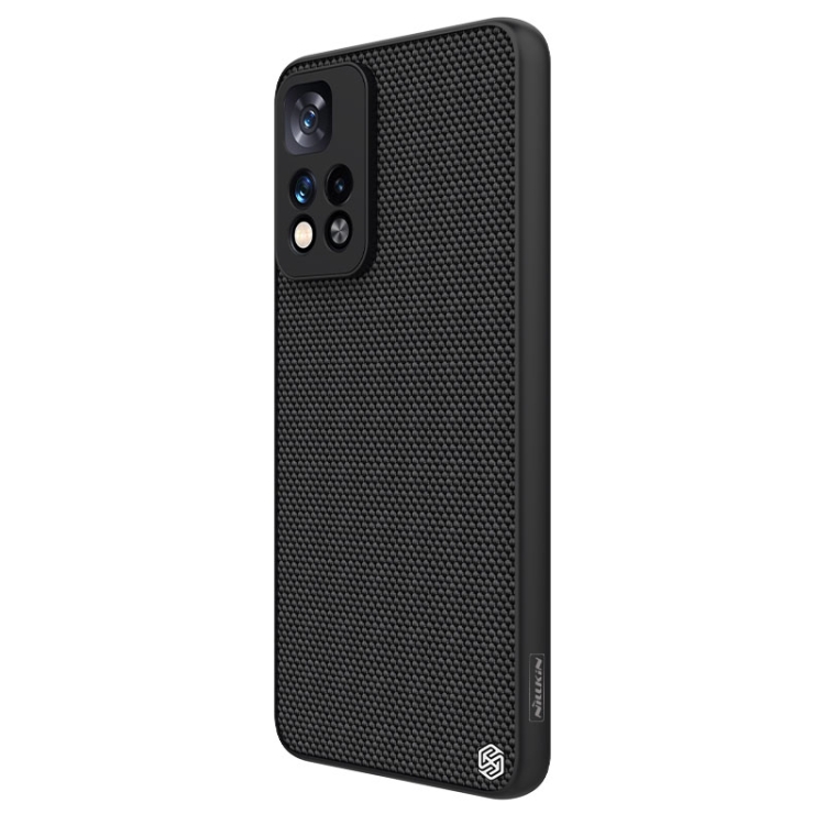 For Xiaomi Redmi Note 11 Pro / 11 Pro+ NILLKIN 3D Textured Nylon Fiber TPU Phone Case(Black) - 1