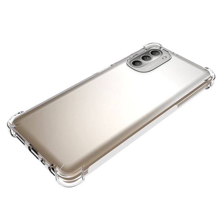 For Motorola Moto G51 5G Shockproof Non-slip Thickening TPU Phone Case(Transparent) - 2