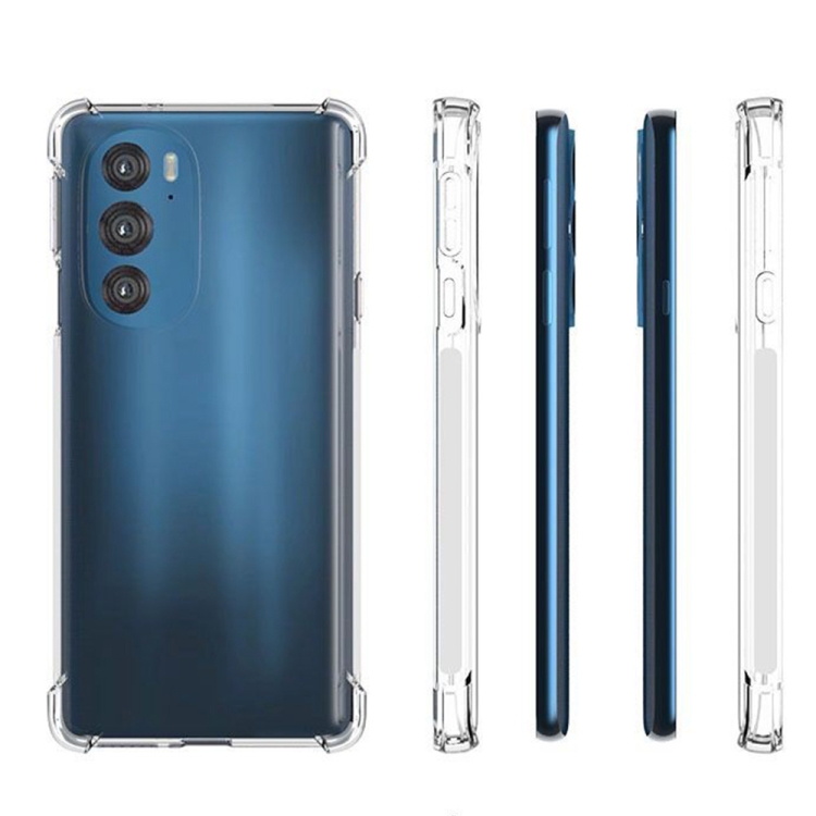 For Motorola Moto Edge X30 Shockproof Non-slip Thickening TPU Phone Case(Transparent) - 1