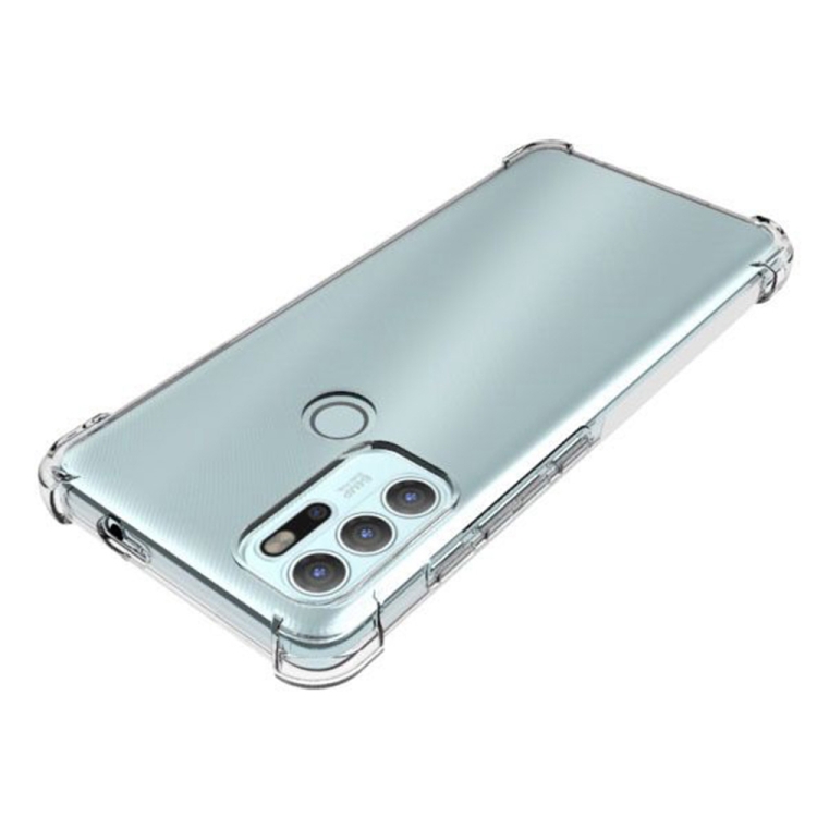 For Motorola Moto G60S Shockproof Non-slip Thickening TPU Phone Case(Transparent) - 2
