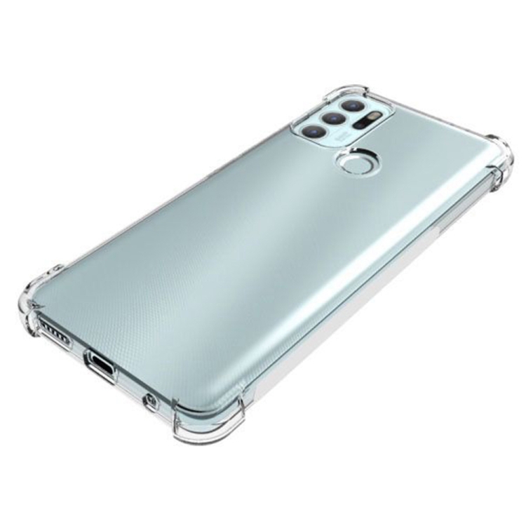 For Motorola Moto G60S Shockproof Non-slip Thickening TPU Phone Case(Transparent) - 3