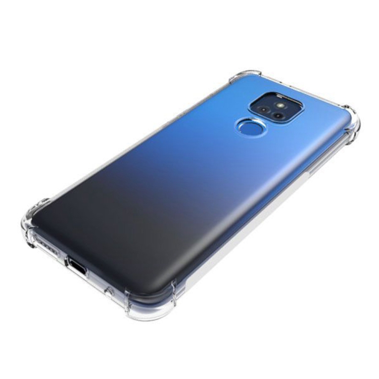 For Motorola Moto G Play 2021 Shockproof Non-slip Thickening TPU Phone Case(Transparent) - 3