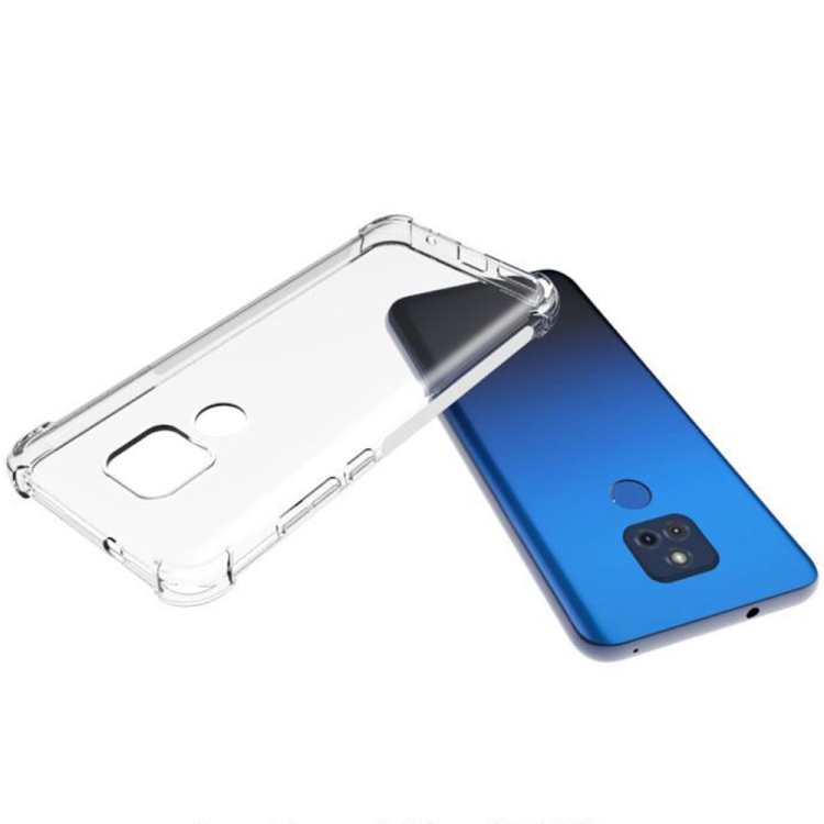 For Motorola Moto G Play 2021 Shockproof Non-slip Thickening TPU Phone Case(Transparent) - 4