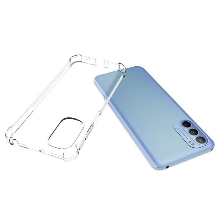 For Motorola Moto G31 Shockproof Non-slip Thickening TPU Phone Case(Transparent) - 4