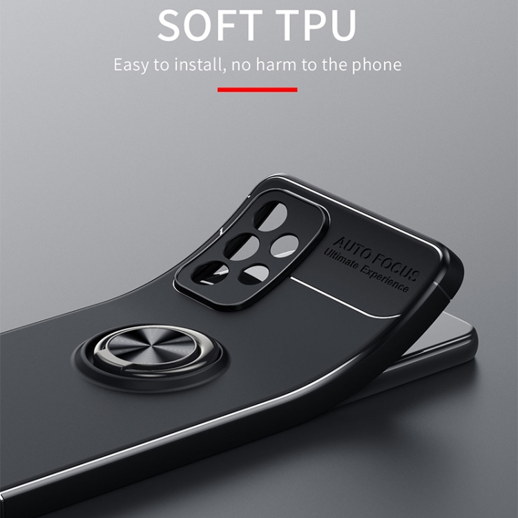 For Samsung Galaxy A73 5G Metal Ring Holder TPU Phone Case(Black) - 4