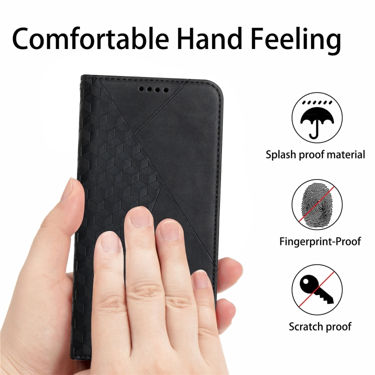 For Xiaomi Redmi Note 11 Skin Feel Magnetic Leather Phone Case(Black) - 6