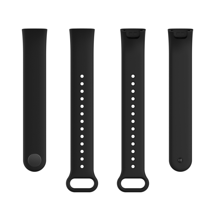 For Xiaomi Redmi Smart Band Pro Silicone Strap Watchband(Black) - 1