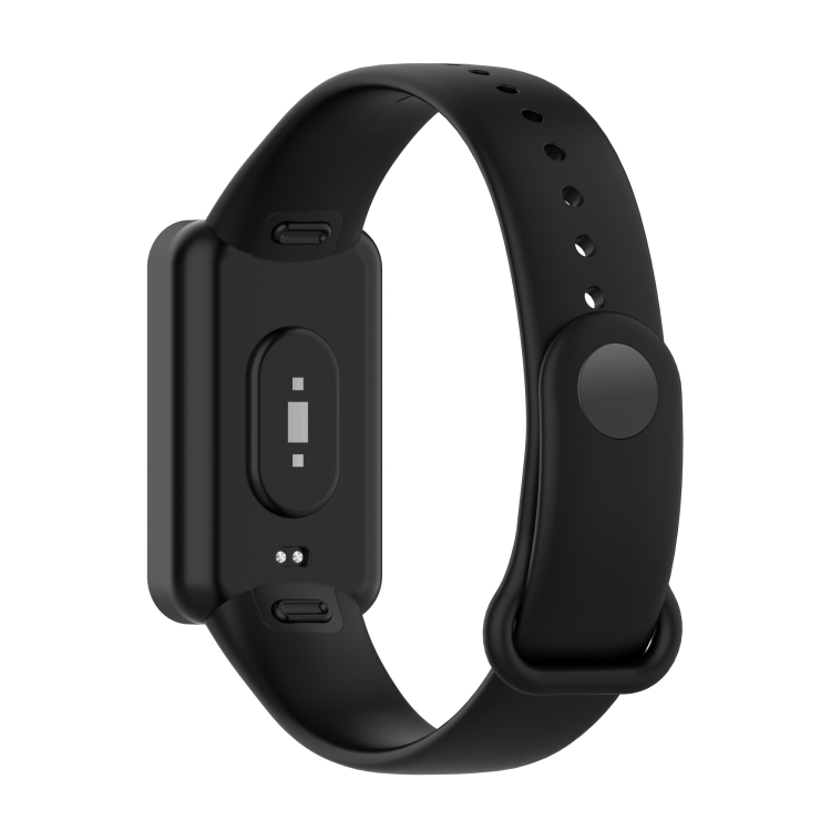 For Xiaomi Redmi Smart Band Pro Silicone Strap Watchband(Black) - 4