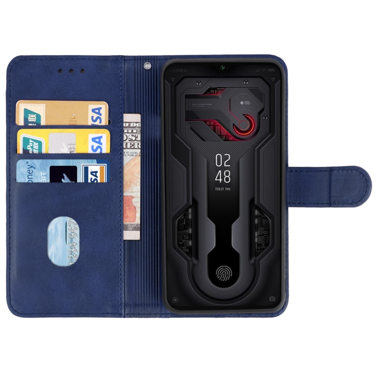 Leather Phone Case For Xiaomi Mi 9 Explorer(Blue) - 2