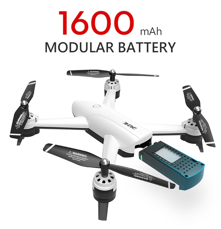 SG106 WiFi FPV RC Drone Aerial Photography Quadcopter Aircraft, Specification:1080P(White) - B4