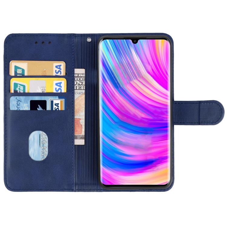 Leather Phone Case For ZTE Blade 20 Pro 5G(Blue) - 2
