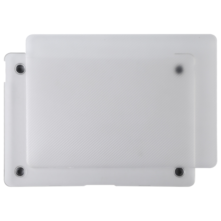 Laptop Carbon Fiber Plastic Honeycomb Protective Case For MacBook Air 13.3 inch A1369 / A1466(Transparent) - 2