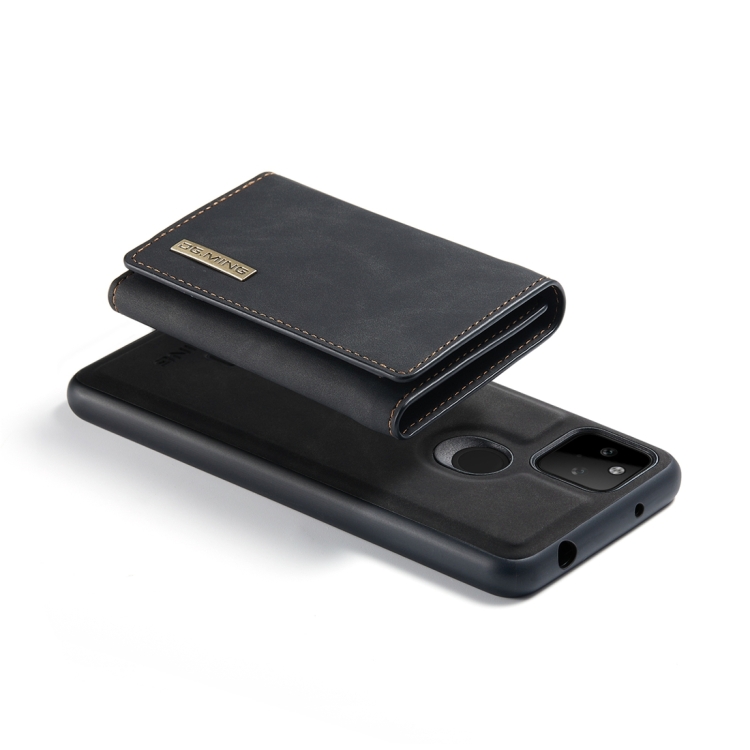 For Google Pixel 5a 5G DG.MING M1 Series 3-Fold Multi Card Wallet + Magnetic Back Cover Case(Black) - 4
