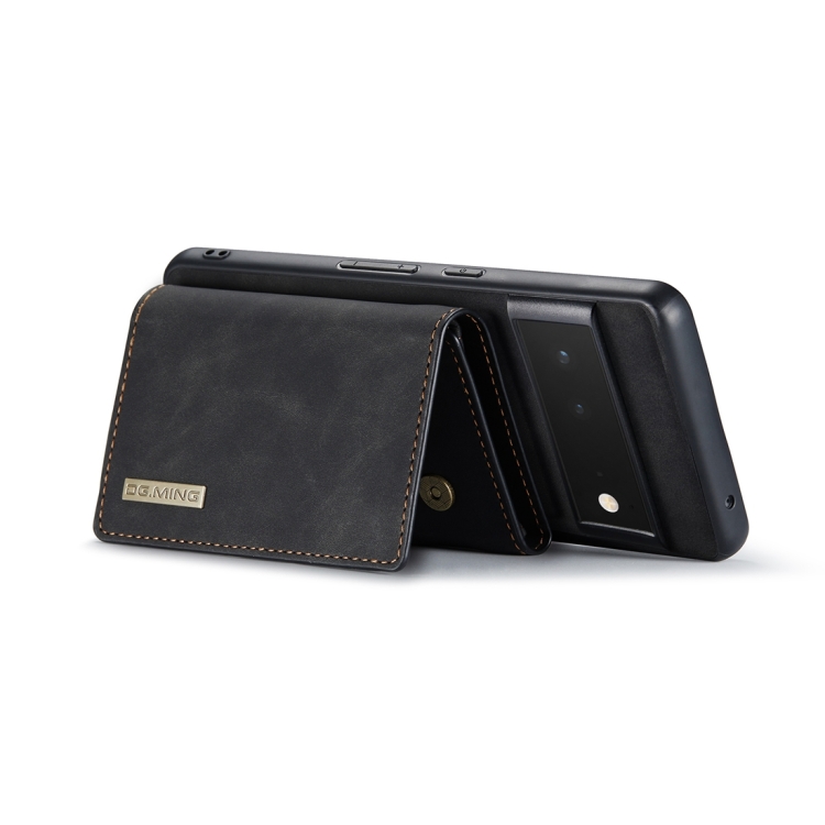 For Google Pixel 6 Pro DG.MING M1 Series 3-Fold Multi Card Wallet + Magnetic Back Cover Case(Black) - 3