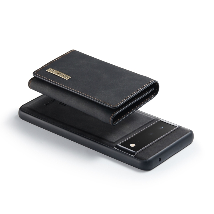 For Google Pixel 6 Pro DG.MING M1 Series 3-Fold Multi Card Wallet + Magnetic Back Cover Case(Black) - 4