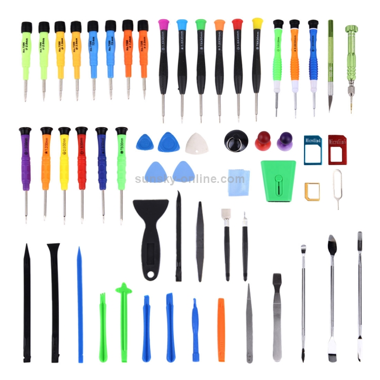 JF-8175 28 in 1 Electronics Repair Tool Kit with Portable Bag for Repair Cell Phone iPhone MacBook and More Repairs Kits Repairs Tools