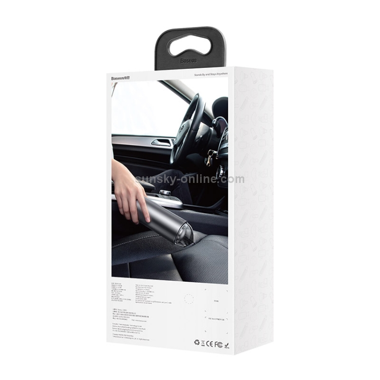 Sunsky Baseus Crxcq01 01 Car Capsule Portable Handheld Cordless Vacuum Cleaner Black
