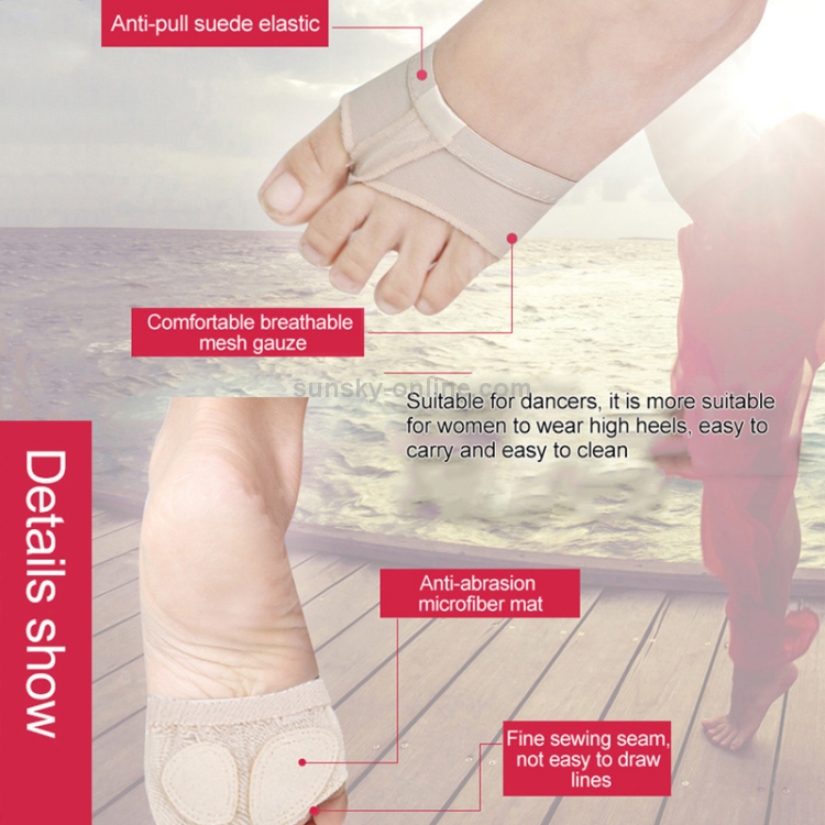 Latest Dance Toe Pad Antiskid Dancing Foot Cover Socks For Belly Ballet Dancer