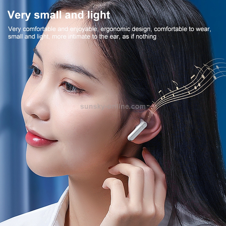 V9 Mirror Noodle Wireless Bluetooth Earphone with Charging Compartment (Black) - B6
