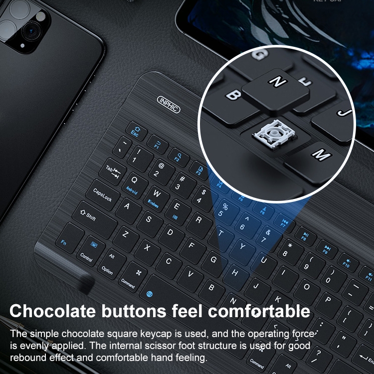 Bluetooth Wireless Tablet Keyboard for Teclast X6 Plus - 4
