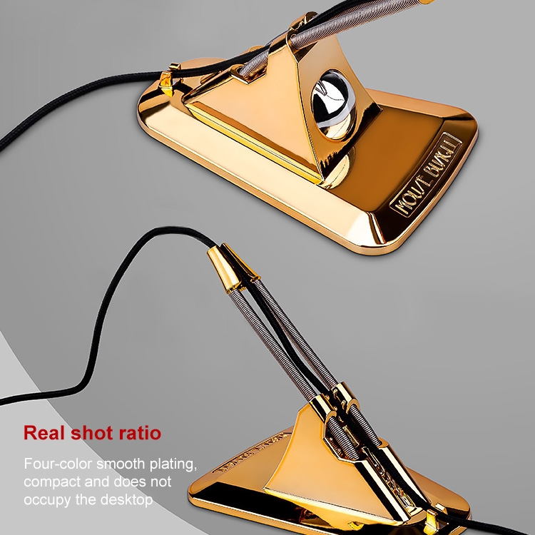 Electroplating Mouse Cable Holder Organizer Winder (Gold) - B5