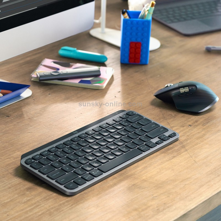 Logitech MX Keys Mini Wireless Bluetooth Ultra-thin Smart Backlit Keyboard (Black) - 1