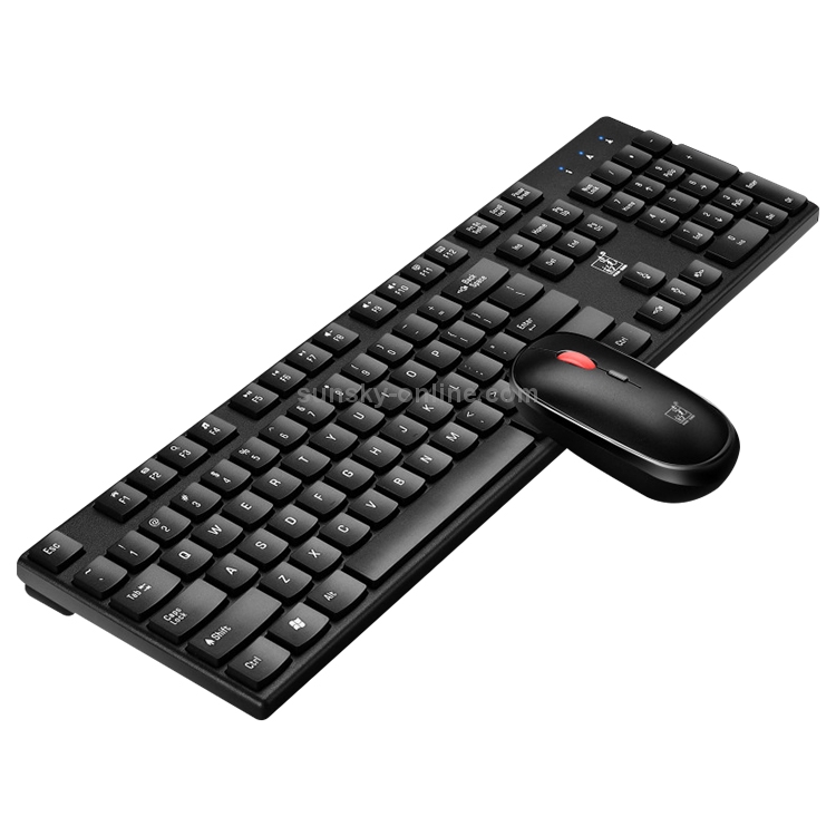 ZGB 8820 Candy Color Wireless Keyboard + Mouse Set (Black) - 1